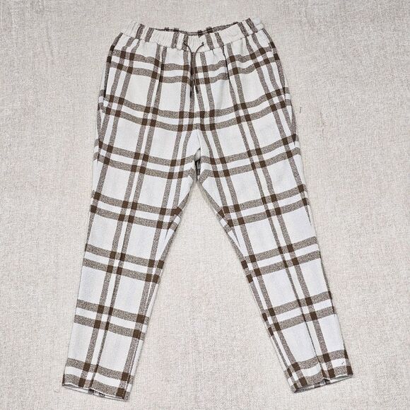 Asos Topman Skinny Check Plaid Stretch Jogger Pants w Drawstring Men's  Size 32 - Picture 1 of 6